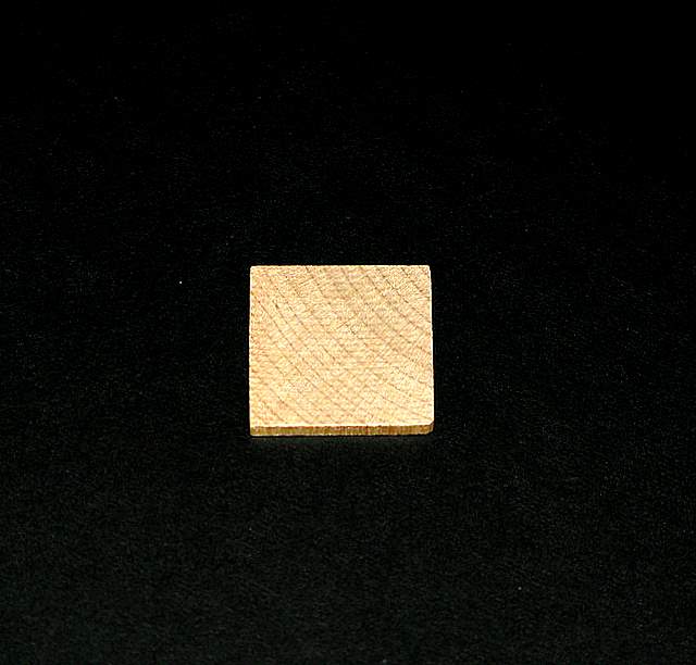 1" Wood Square - 1/8" Thick